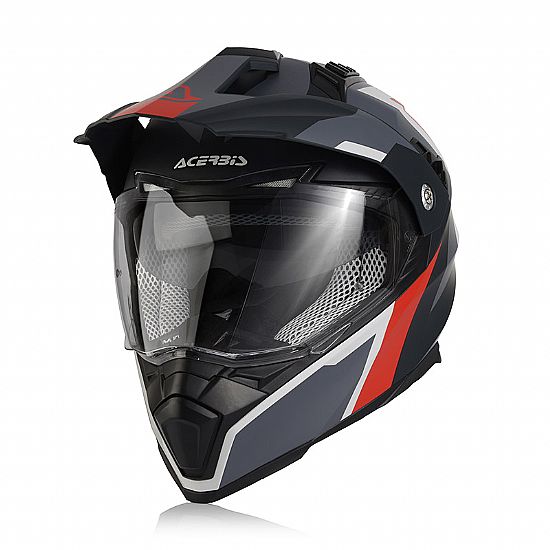 Κράνος Acerbis Flip FS-606 Κόκκινο - Γκρι 22310.295