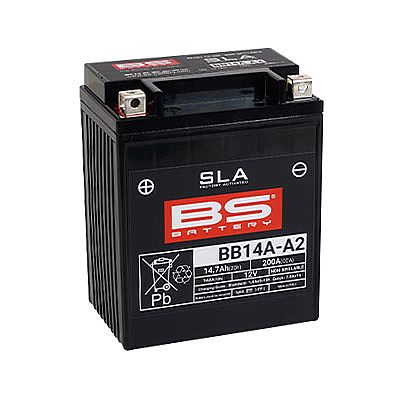 BS BATTERY SLA BB14A-A2 14.7Ah SNOWMOBILE ATV