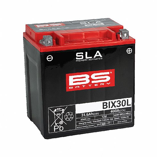 BS BATTERY SLA BIX30L 31.6Ah