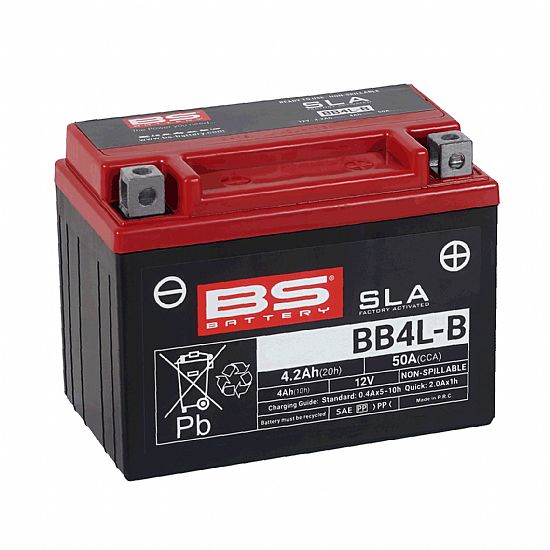 BS Battery BB4L-B (YB4L-B) SLA