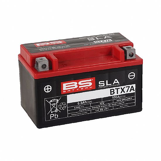 BS Battery BTX7A(YTX7A-BS) SLA