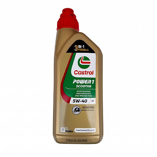 Oil for engine scooter 4T CASTROL  POWER 1 5W-40 MB 1L