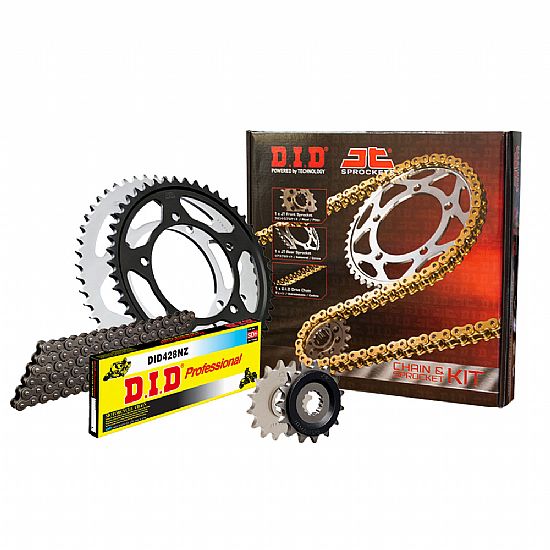 Drive chain & Sprockets DID-JT HONDA CBR 125 04-10