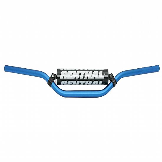 Handle bar RENTHAL Enduro Pro Bend ON-Off (22,2mm) with pad blue color