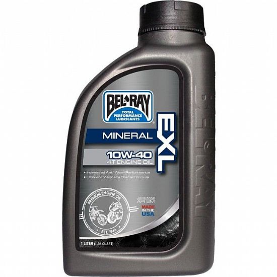 Oil for motorcycle (mineral) BEL RAY 99090 EXL 10W-40 MA2 1lt
