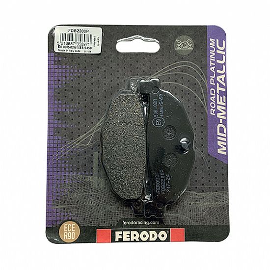 Πίσω Τακάκια Ferodo Platinum Για Yamaha T-Max 500 04-12