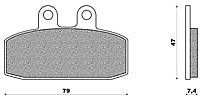 Set Pads Front NEWFREN FD091 HONDA XL 125 R