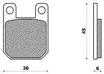 Set Pads Front NEWFREN  FD094 SUZUKI AY 50 KATANA (98)