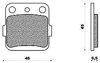Set Pads NEWFREN YAMAHA YZ 85 (02-07)