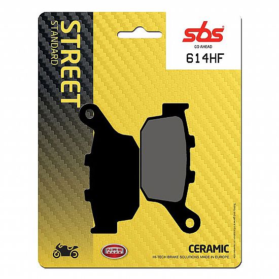 Motorcycle Brake pads SBS 614HF FA140 STD FR/RR