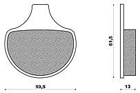 Set Pads Front NEWFREN FD157 HARLEY DAVIDSON SPORTSTER