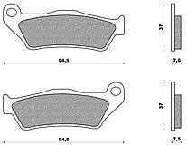 Set Pads NEWFREN FD186BE NEXUS 500 (03)