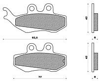 Set Pads Front NEWFREN FD195BE RUNNER 125 (99)