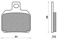 Set Pads NEWFREN FD256SCS PIAGGIO X9 200 EVO