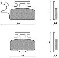 Set Pads Front NEWFREN FD295 KAWASAIKI KX 65 (00-05)