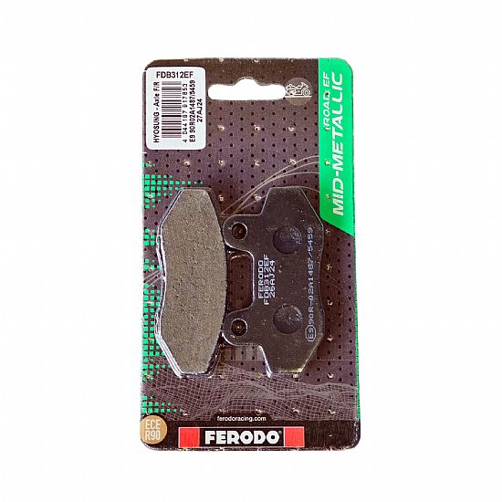 Εμπρός Τακάκια Ferodo Eco Friction Honda CB 250 REBEL FDB312EF