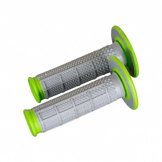 Χειρολαβές RENTHAL Dual Compound για χρήση MX/ENDURO Πράσινο-Γκρι