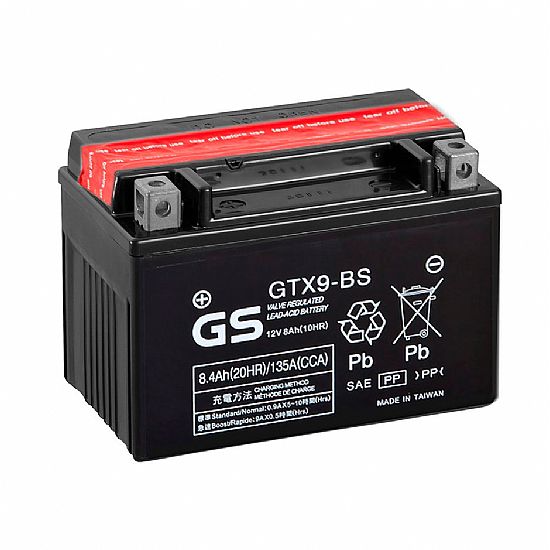 Motorcycle Battery GS GTX9-BS