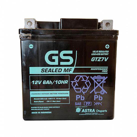 Μπαταρία GS SLA GTZ7V (-+) 12V 6Ah NMAX 125 NMAX155