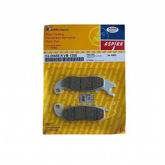 ASPIRA Front Brake Pads Honda PCX 125 18-20 Piaggio Medley 125/150