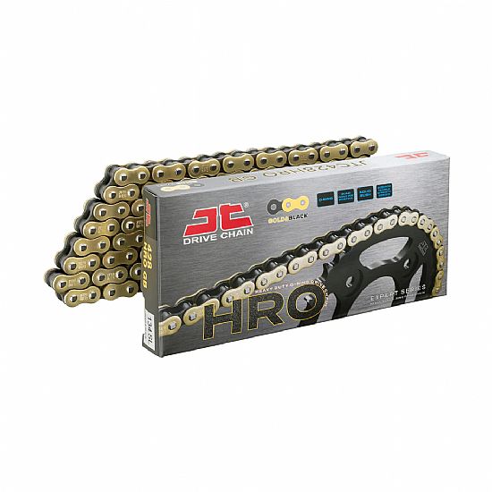 Αλυσίδα Κίνησης JT 428HROGB X 100SL Gold/Black (O-Ring)