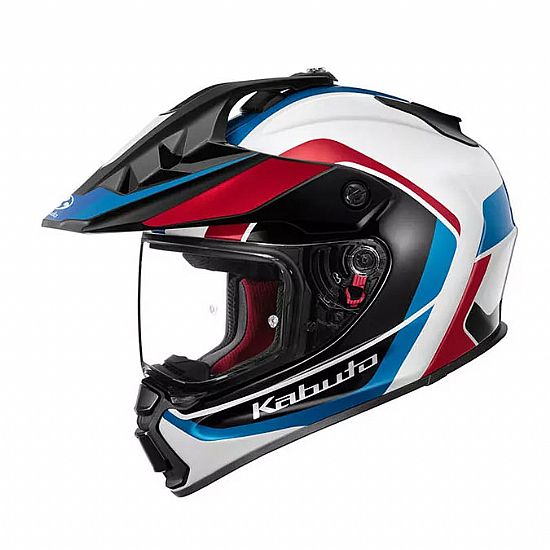 KABUTO GEOSYS GT Mips Block White - Red - Blue