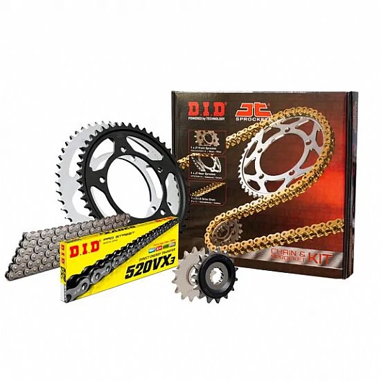 DID-JT Chain-Sprocket Kit NC750 Manual X `ring (VX) Black Chain