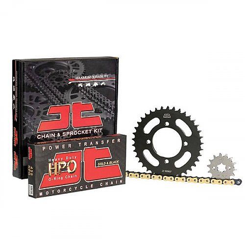 JT Chain-Sprockets Set Gold Malaguti Spectre GP 125