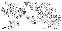 Κουστούμι Πλαστικών Γνήσιο σετ HONDA ANF125 - INNOVA 125 INJECTION