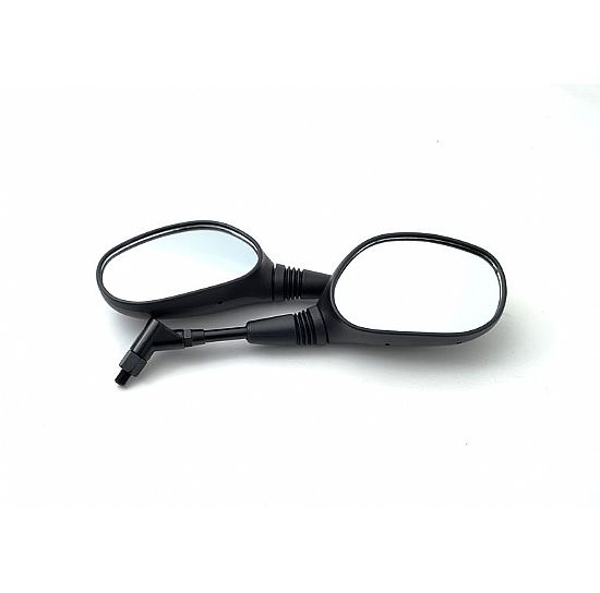 Mirrors set motorcycle & scooter MIR136Y 10mm. black