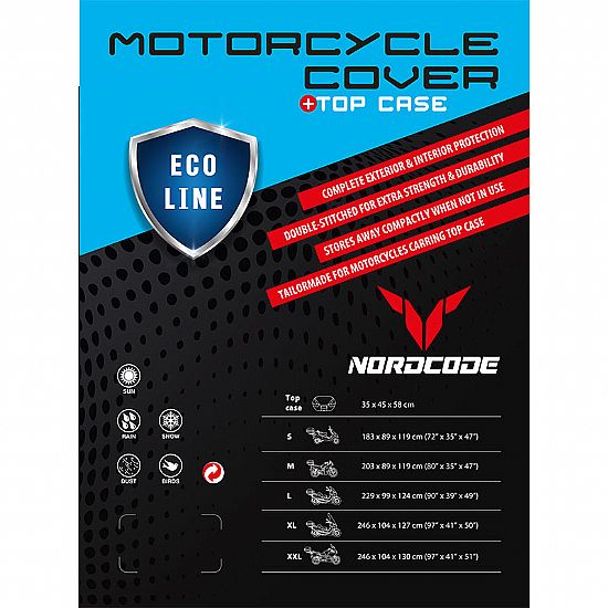 Κουκούλα Μοτοσυκλέτας Nordcode Eco Line XL Top Case