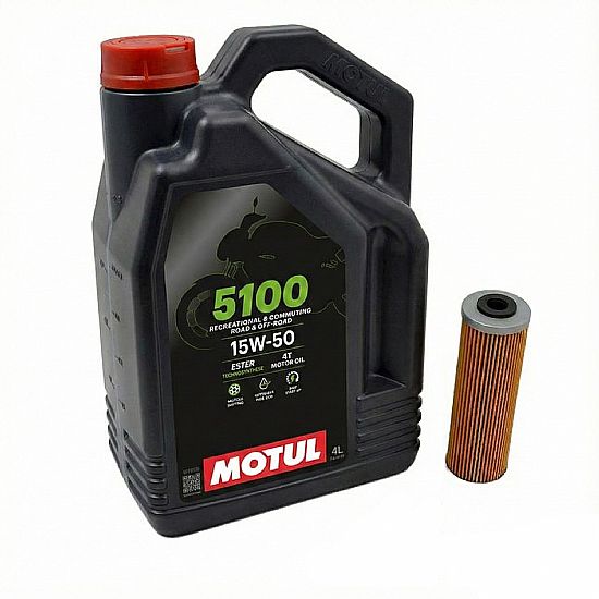 Service packet 1 parts KTM 950SM MOTUL 5100