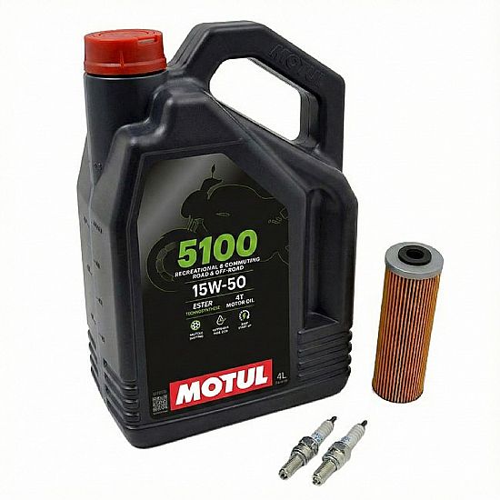 Service packet 2 parts KTM 950SM MOTUL 5100 15W-50