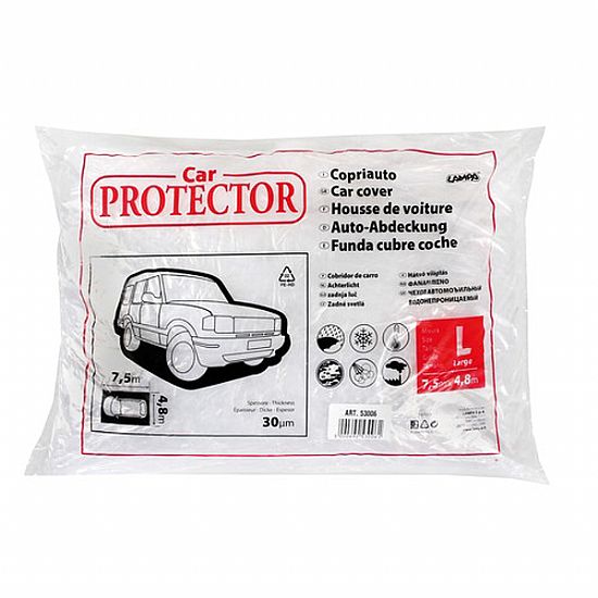 Lampa PE car cover protector - S - 6x3,5 m