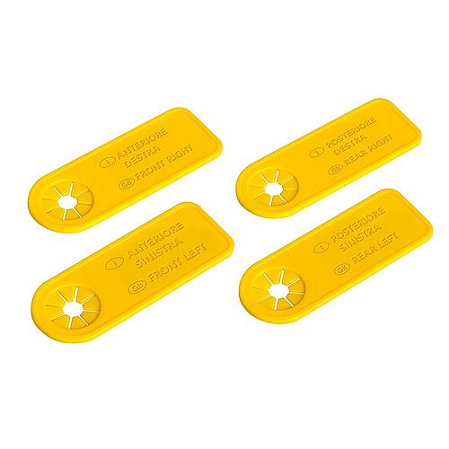 Lampa Tyre tags set 4 pcs