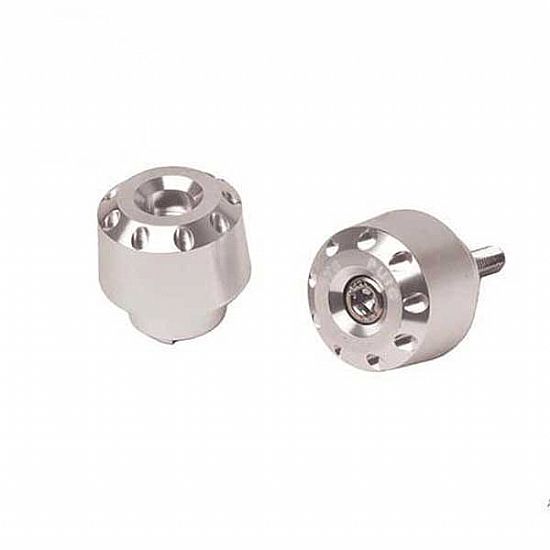 PUIG 6203P-36gr Bar Ends Short Silver
