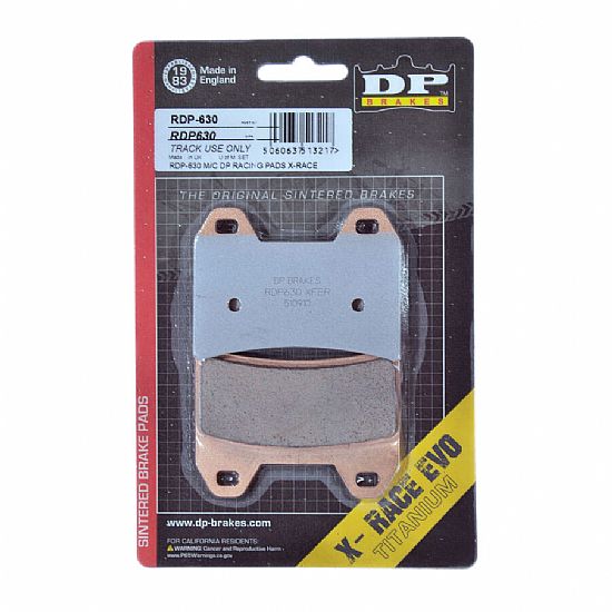 Εμπρός Τακάκια DP Brakes RDP X-Race Titanium RDP630 Sintered Metal