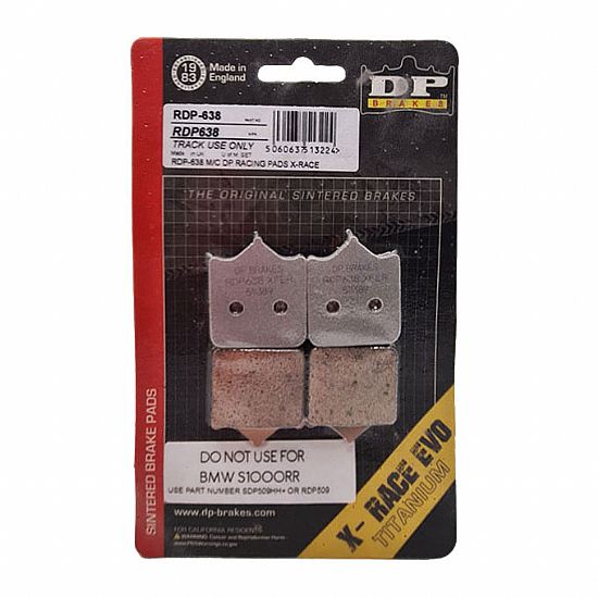 Εμπρός Τακάκια DP Brakes RDP X-Race Titanium RDP638 Sintered Metal