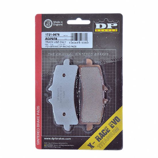 Εμπρός Τακάκια DP Brakes RDP X-Race Titanium RDP978 Sintered Metal
