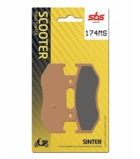 Motorcycle Brake pads SBS 174MS FA411 MAXI SCOOTER 250-600CCM