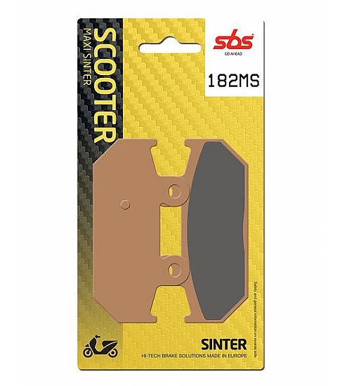Τακάκια μοτοσυκλετών SBS 182MS FA412 MAXI SCOOTER 250-600CCM