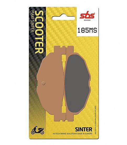 Τακάκια μοτοσυκλετών SBS 185MS FA408 MAXI SCOOTER 250-600CCM