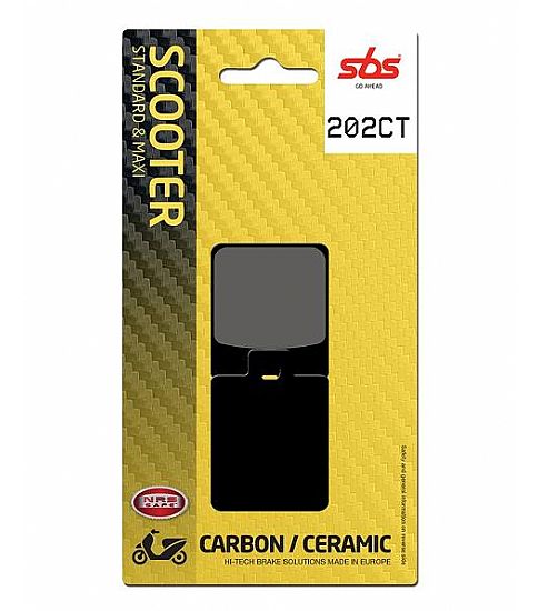 Motorcycle Brake pads SBS 202CT FA260 MAXI SCOOTER 125-249CCM