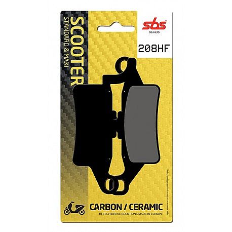 Motorcycle Brake pads SBS 208HF FA492 SCOOTER 50-124CC