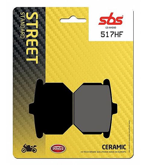 Motorcycle Brake pads SBS 517HF FA31 STD FR/RR