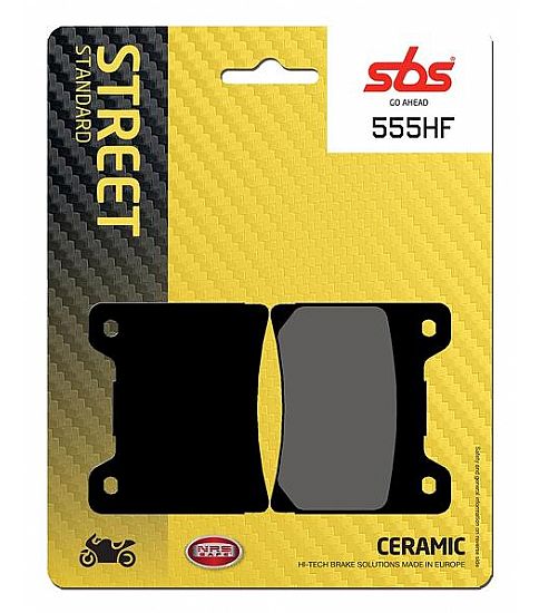 Τακάκια μοτοσυκλετών SBS 555HF FA88 STD FR/RR