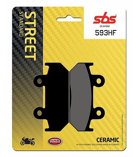 Τακάκια μοτοσυκλετών SBS 593HF FA121 STD FR/RR