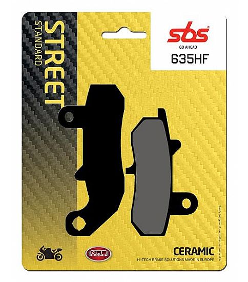 Τακάκια μοτοσυκλετών SBS 635HF FA157 STD FR/RR