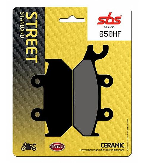 Τακάκια μοτοσυκλετών SBS 650HF FA172 STD STREET FR