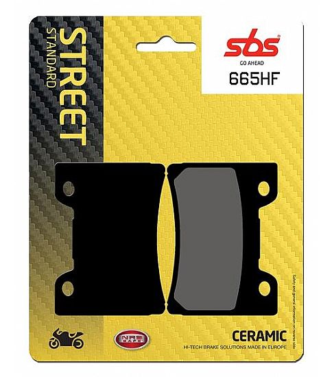 Τακάκια μοτοσυκλετών SBS 665HF FA182 STD FR/RR